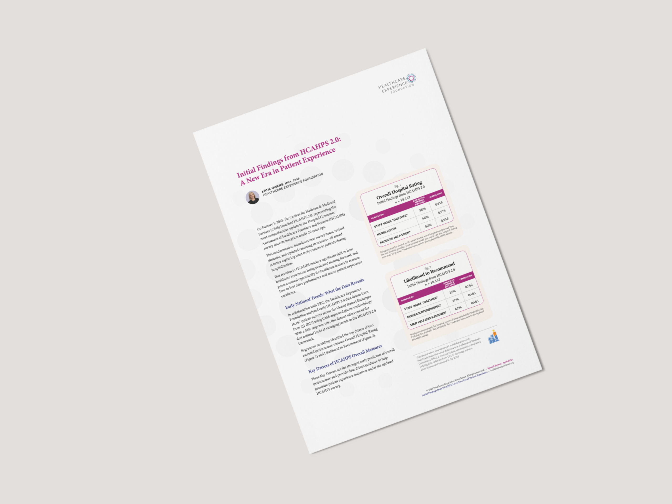 Special Report: First Look at New Data Trends for HCAHPS 2.0